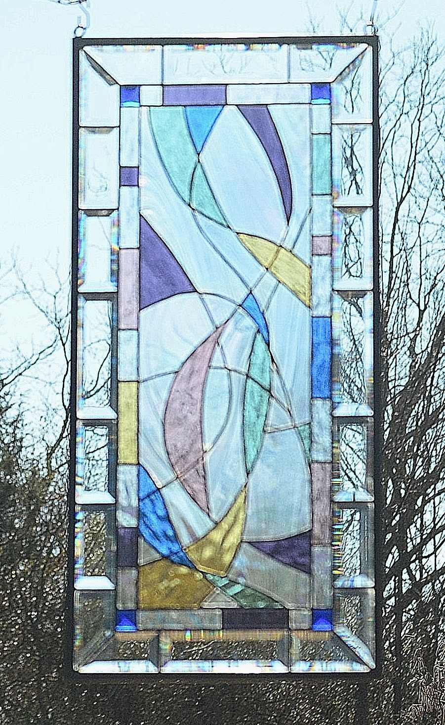 Contemporary Stained Glass Window - &