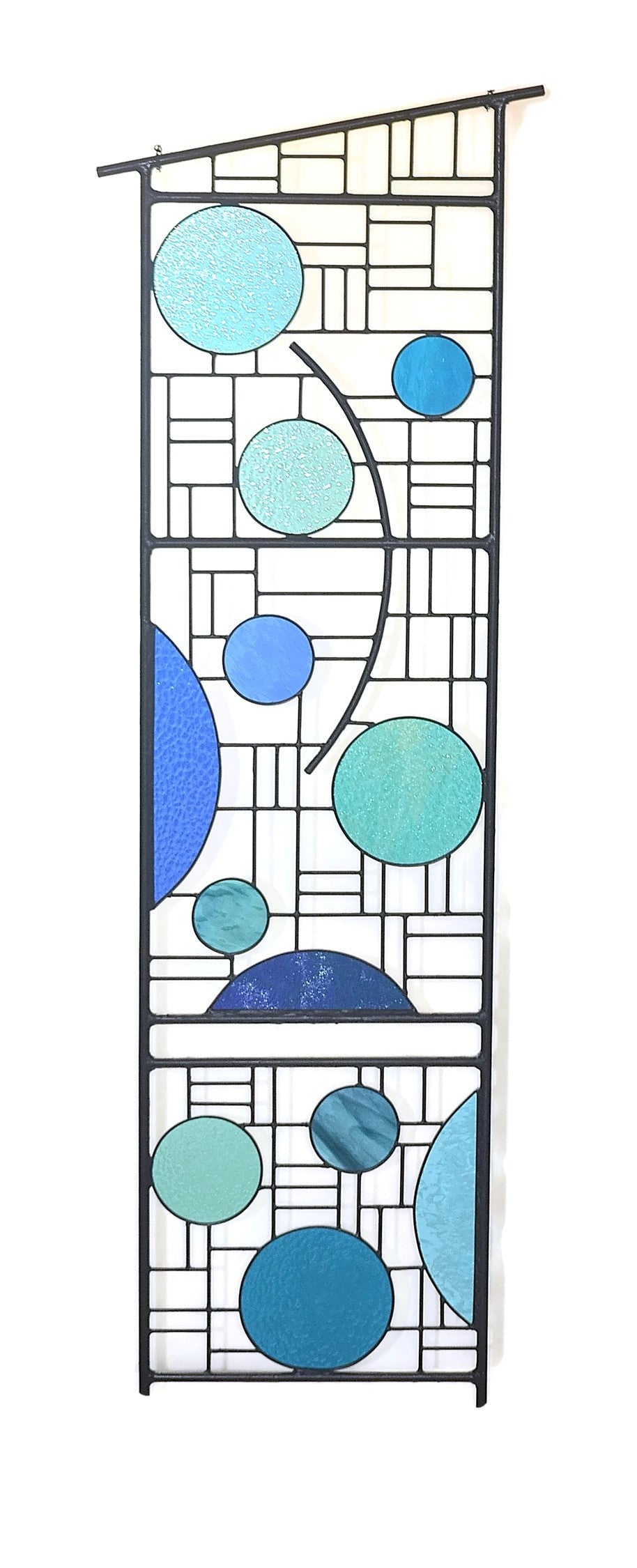 Large Stained Glass Outdoor Sculpture Truly Glass Lawn Art- &