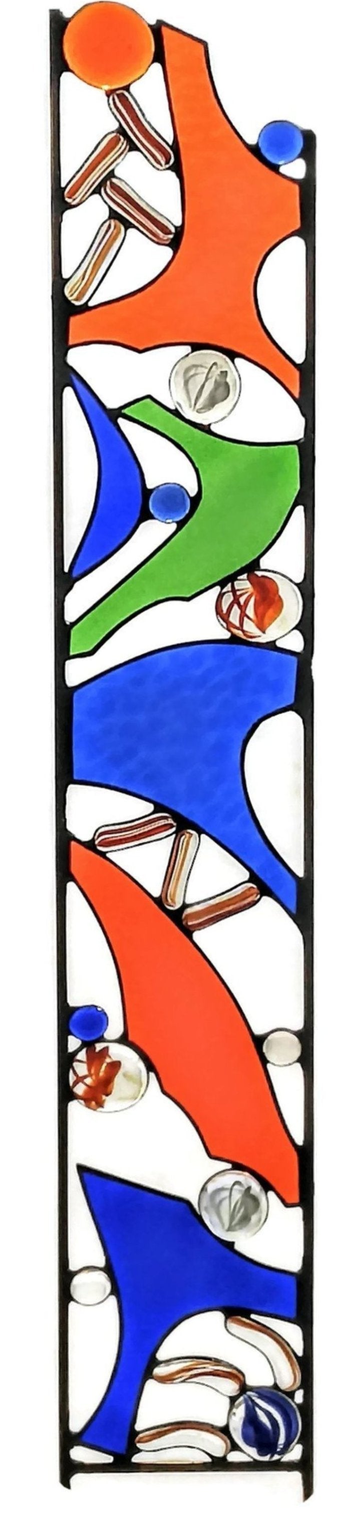 Glass Lawn Art Stained Glass Garden Decoration. "Yippee!"