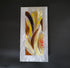 Fused Glass Wall Art Hanging. "Rustling Rushes"