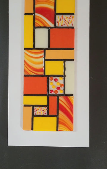 Fused Glass Designs | Stained Glass Hanging Panel – Windsong Glass Studio