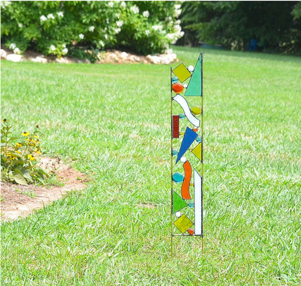 Stained Glass Yard Art windsong glass studio