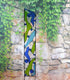 Stained Glass Lawn Art Outdoor Glass Garden Decoration. "Creekside"