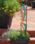 Outdoor Garden Decoration Contemporary Stained Glass Garden Art. "Edgewater"