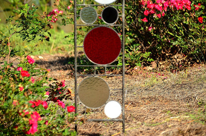 Stained Glass Lawn Art Outdoor Garden Decoration. &quot;Prairie Home&quot;