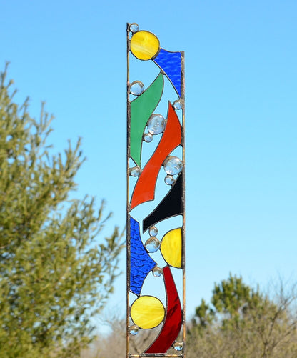 Stained Glass Yard Art are Top Gifts for Gardeners- &