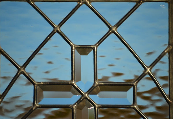 cross suncatcher by Windsong Glass Studio