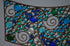 Custom Stained Glass Transom Lake House Stained Glass. "Waves-B"