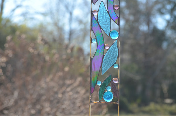 Decorative Glass Garden Stakes