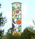Outdoor Stained Glass Yard Art for Gift Ideas for Gardeners. "Family Flowers"