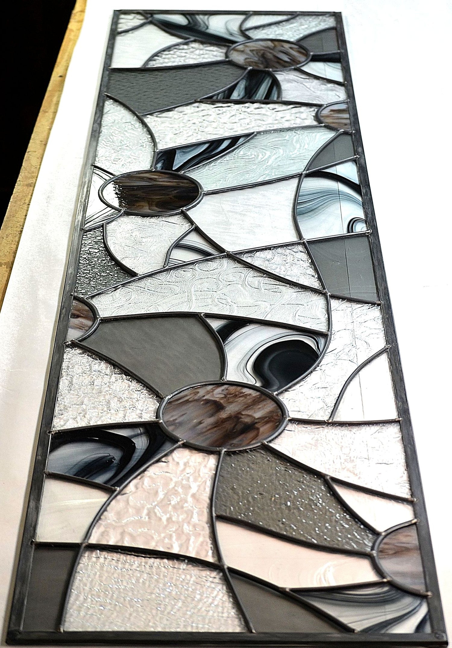 Stained Glass Window Panel Custom Stained Glass Art. &quot;New Adventures&quot;