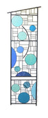Large stained glass garden sculpture