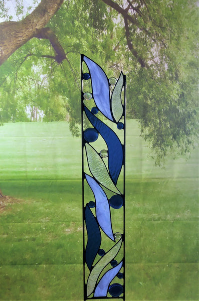 Outdoor Stained Glass Yard Art - 'Gentle Breeze'