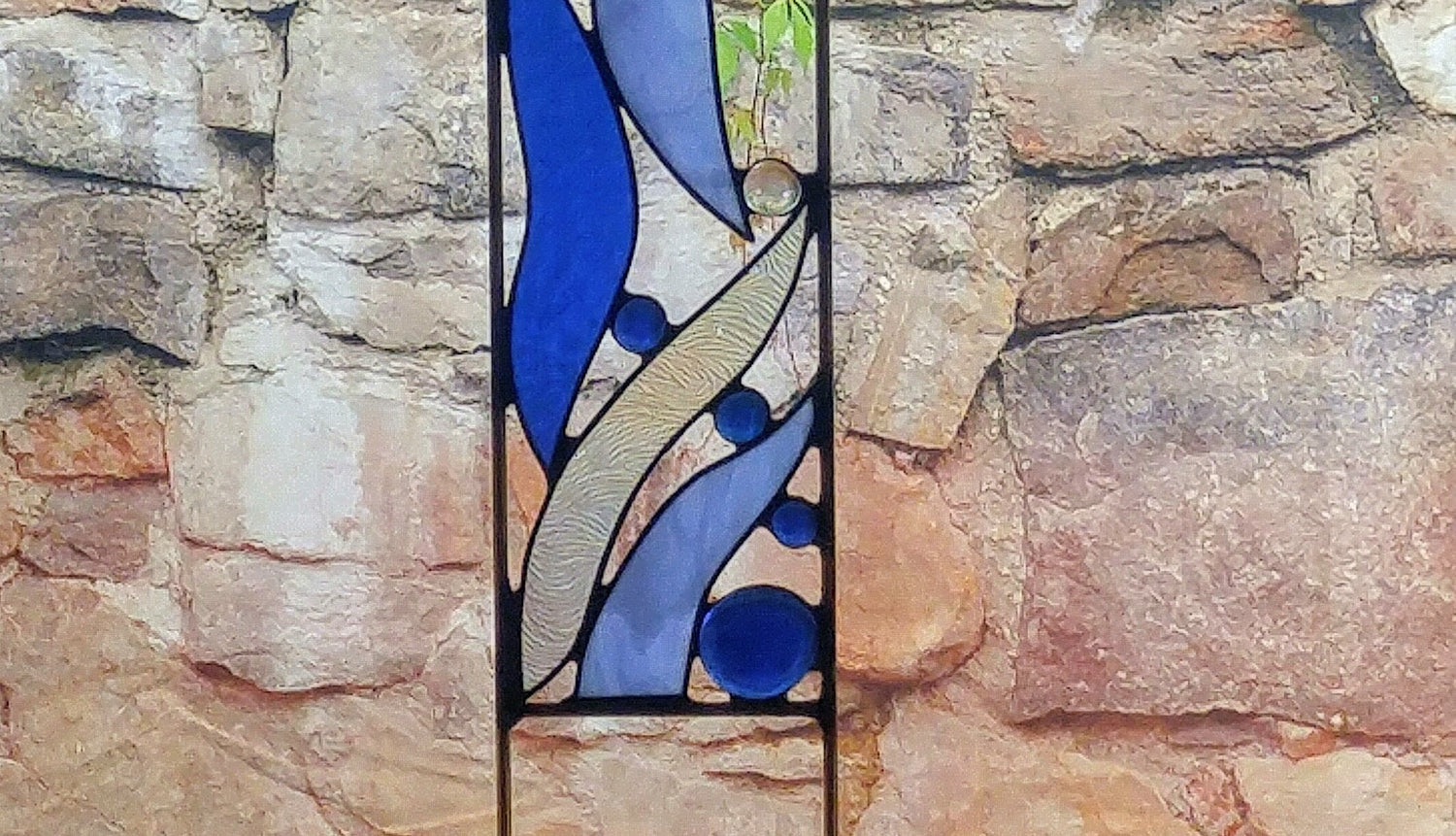 Outdoor Stained Glass Yard Art - &