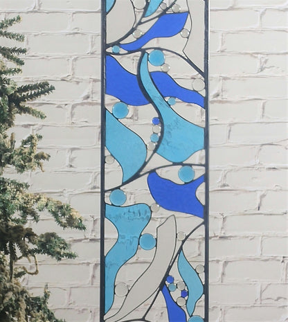 Contemporary Stained Glass Art for Outdoor Garden Decor - &