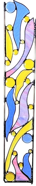 outdoor stained glass yard art
