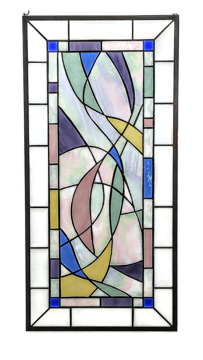 Modern Stained Glass Art by Windsong Glass Studio