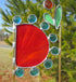 Stained Glass Wildflowers Garden Decoration Unique Gift for Garden Lovers. "Wildflowers"