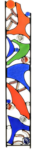 glass yard sculpture by Windsong Glass Studio